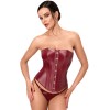 F398 Bordeaux affair Corset Noir HandMade