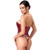 F398 Bordeaux affair Corset Noir HandMade