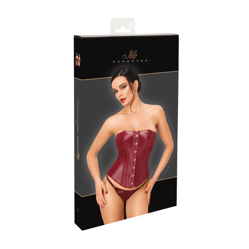 F398 Bordeaux affair Corset Noir HandMade