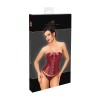 F398 Bordeaux affair Corset Noir HandMade