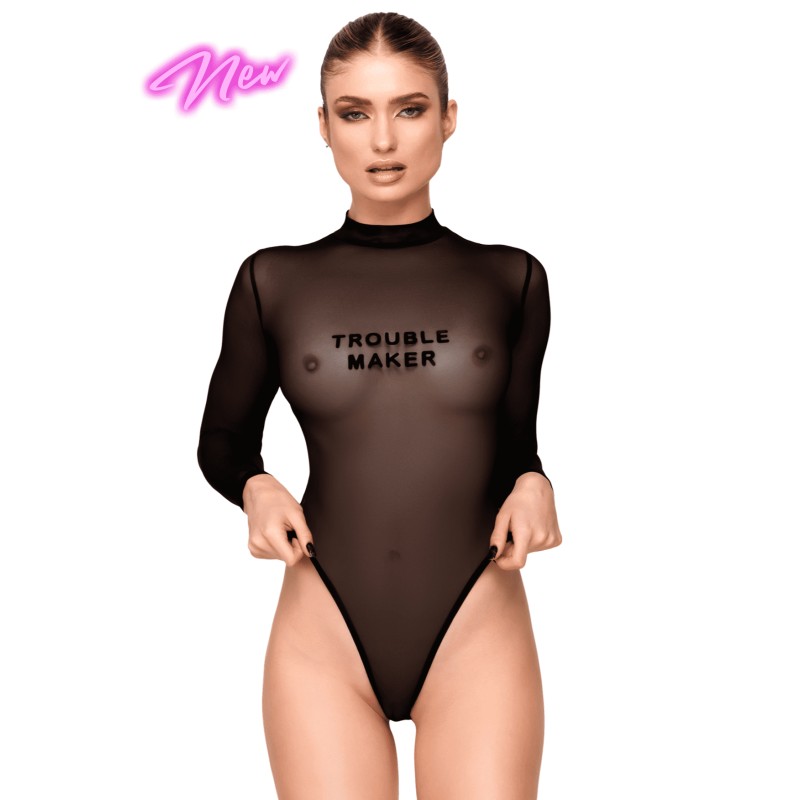 F388 Body transparent noir Noir HandMade