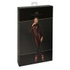 F387 Catsuit transparent noir Noir HandMade