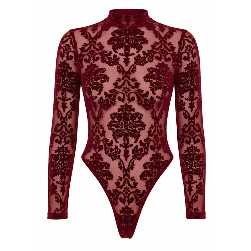 F422 Masquerade body dos nu Noir HandMade
