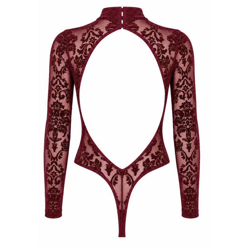F422 Masquerade body dos nu Noir HandMade