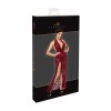 F424 Masquerade Robe longue dos nu Noir HandMade