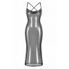 F427 Moondust Robe longue Noir HandMade