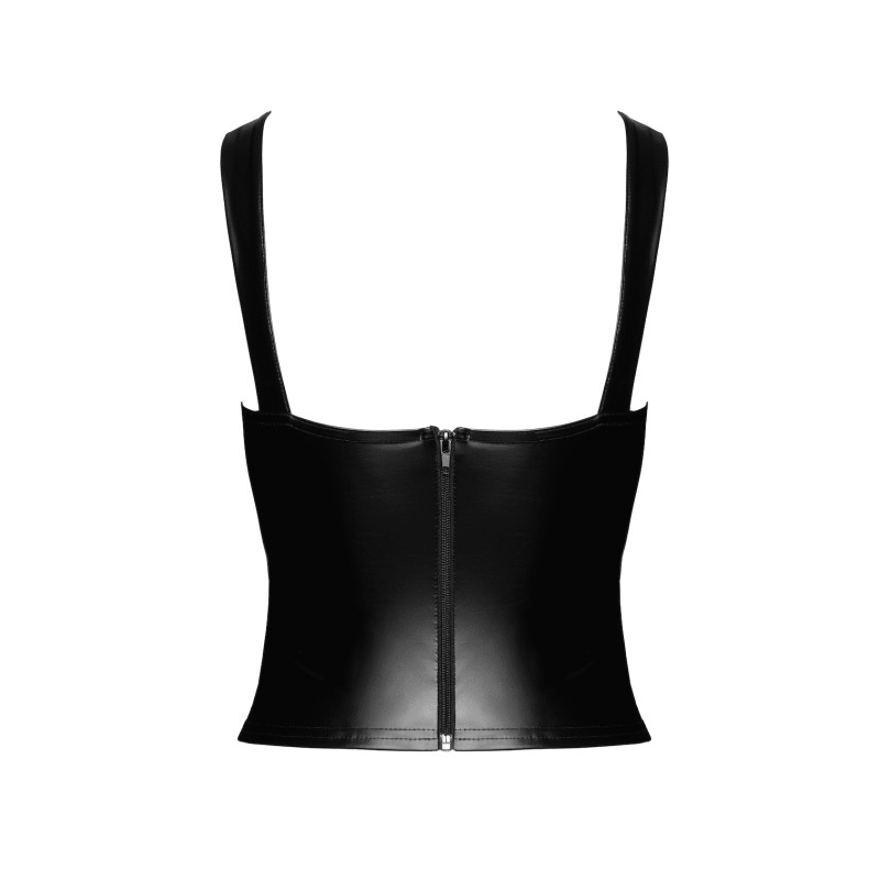 F365 Vixen Corset Top lacé Noir HandMade