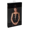 F365 Vixen Corset Top lacé Noir HandMade