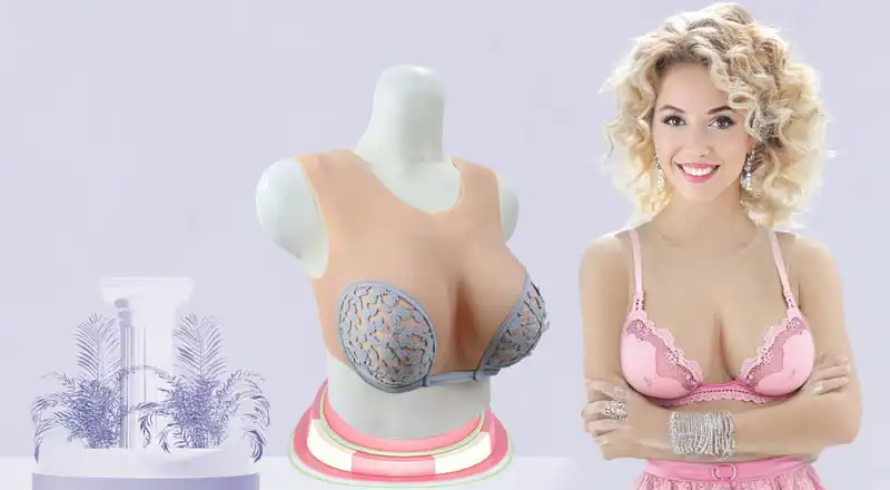 Buste faux seins, vaisseaux apparents